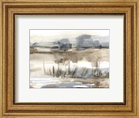 Framed Blue-Grey Marsh I
