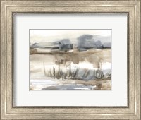Framed Blue-Grey Marsh I