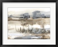 Framed Blue-Grey Marsh I