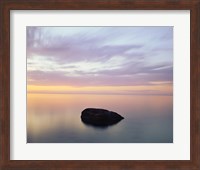 Framed Rock at Sunset