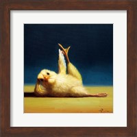 Framed Yoga Chick Side Leg Lift