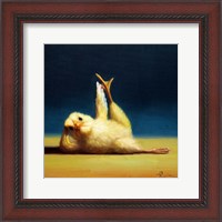 Framed Yoga Chick Side Leg Lift