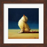 Framed Yoga Chick Upward Dog