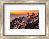 Framed Calispera Santorini