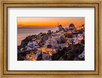 Framed Calispera Santorini