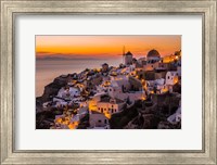 Framed Calispera Santorini