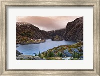 Framed Norwegian Village