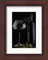 Framed I Love Wine V