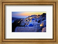 Framed Santorini Island, Greece