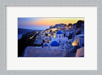 Framed Santorini Island, Greece