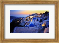 Framed Santorini Island, Greece