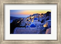 Framed Santorini Island, Greece