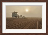 Framed Fog on the Beach - Santa Monica