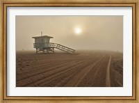 Framed Fog on the Beach - Santa Monica