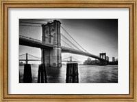 Framed Brooklyn Bridge - Sunrise