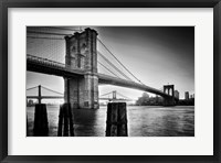 Framed Brooklyn Bridge - Sunrise