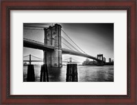 Framed Brooklyn Bridge - Sunrise