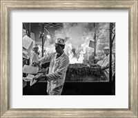 Framed Street Cooking