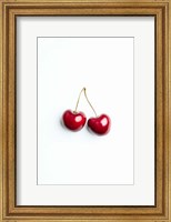 Framed Pair of Cherries