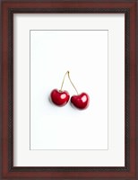 Framed Pair of Cherries
