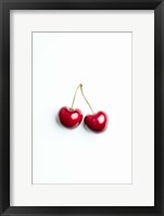 Framed Pair of Cherries