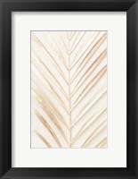 Framed Golden Palm Leaf