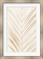 Framed Golden Palm Leaf