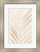 Framed Golden Palm Leaf