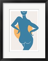 Framed Blue Woman