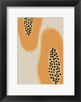 Framed Papaya Fruit