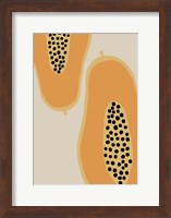 Framed Papaya Fruit