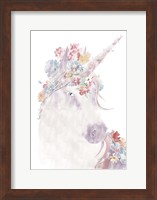 Framed Unicorn Floral