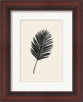 Framed Black Palm