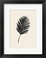 Framed Black Palm