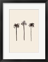 Framed Palm Trees Ink