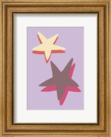 Framed Lilac Star