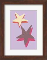 Framed Lilac Star
