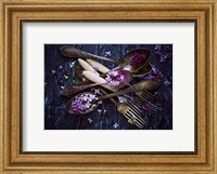 Framed Spoons & Flowers