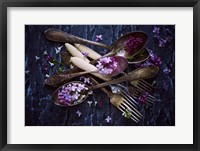 Framed Spoons & Flowers