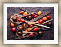 Framed Spoons & tomatoes