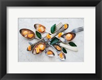 Framed Spoons & Tangerines