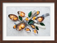 Framed Spoons & Tangerines