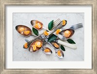 Framed Spoons & Tangerines