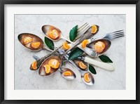 Framed Spoons & Tangerines