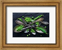 Framed Spoons & Green Pea