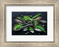 Framed Spoons & Green Pea