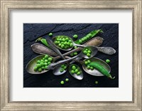 Framed Spoons & Green Pea