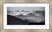 Framed Mountain Layers
