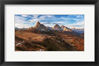 Framed Autumn in Dolomites