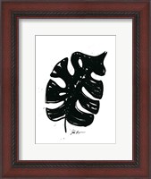 Framed Inked Leaves I